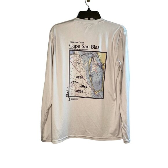 Altered Latitudes Dri-Fit Rash Guard Shirt Men's Medium Long Sleeve Swim Tee Sun - Picture 2 of 9
